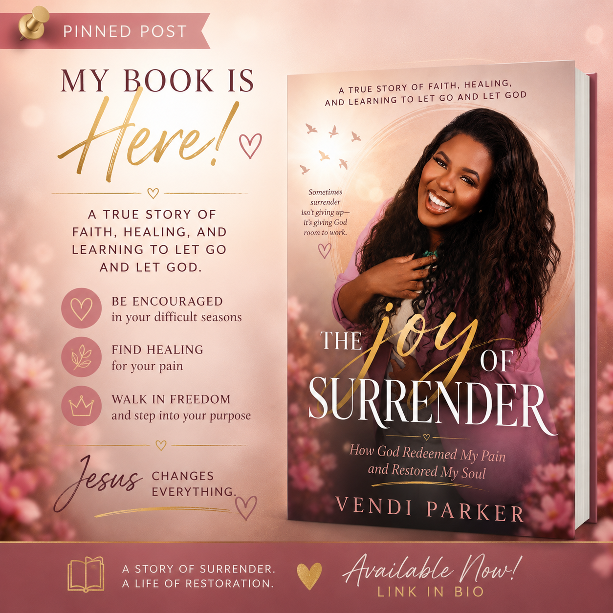 The Joy of Surrender by Vendi Parker — available now